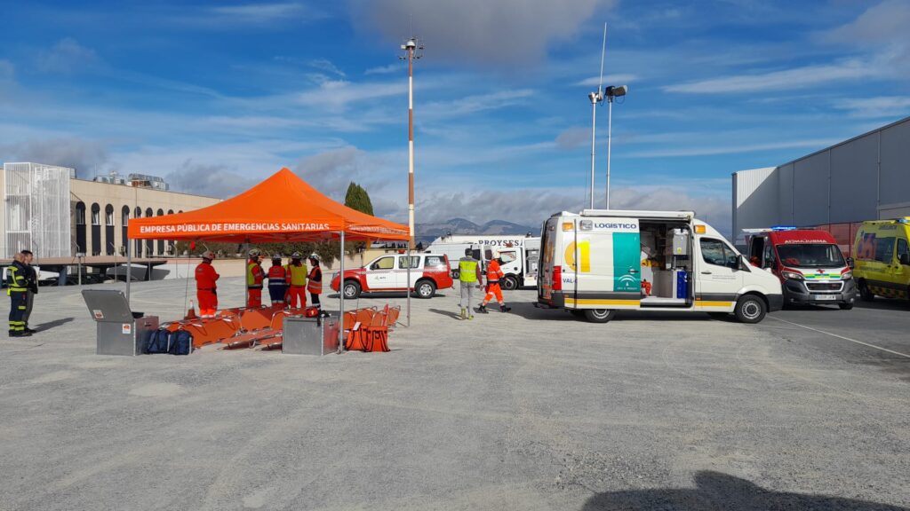 La-Junta-prueba-en-un-simulacro-en-Granada-la-respuesta-ante-un-accidente-aéreo