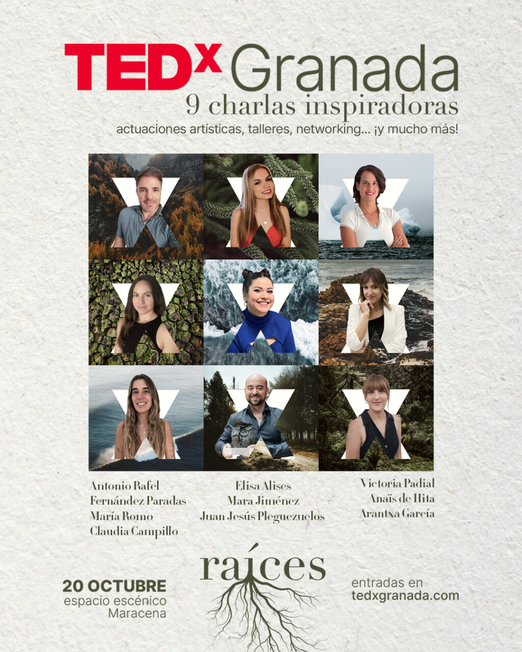 TEDxGranada-contará-con-nueve-charlas-inspiradoras,-incluyendo-la-de-Mara-Jiménez-y-la-de-Juan-Jesús-Pleguezuelos