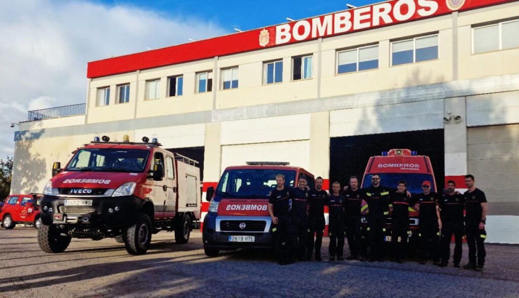 Todo-el-material-recaudado-se-ha-almacenado-en-el-Parque-Norte-de-Bomberos,-desde-donde-un-tráiler-partirá-hacia-la-Comunidad-Valenciana