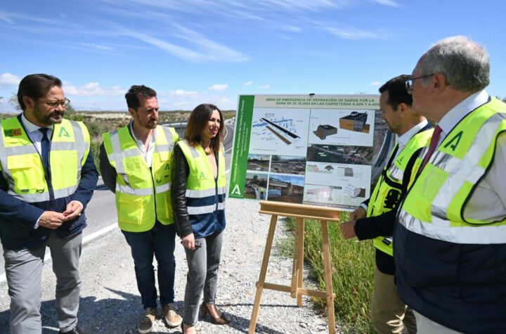 Rocío-Díaz-visita-las-actuaciones-de-la-A-92N-y-la-A-4200-en-la-comarca-de-Baza,-con-una-inversión-cercana-a-800.000-euros